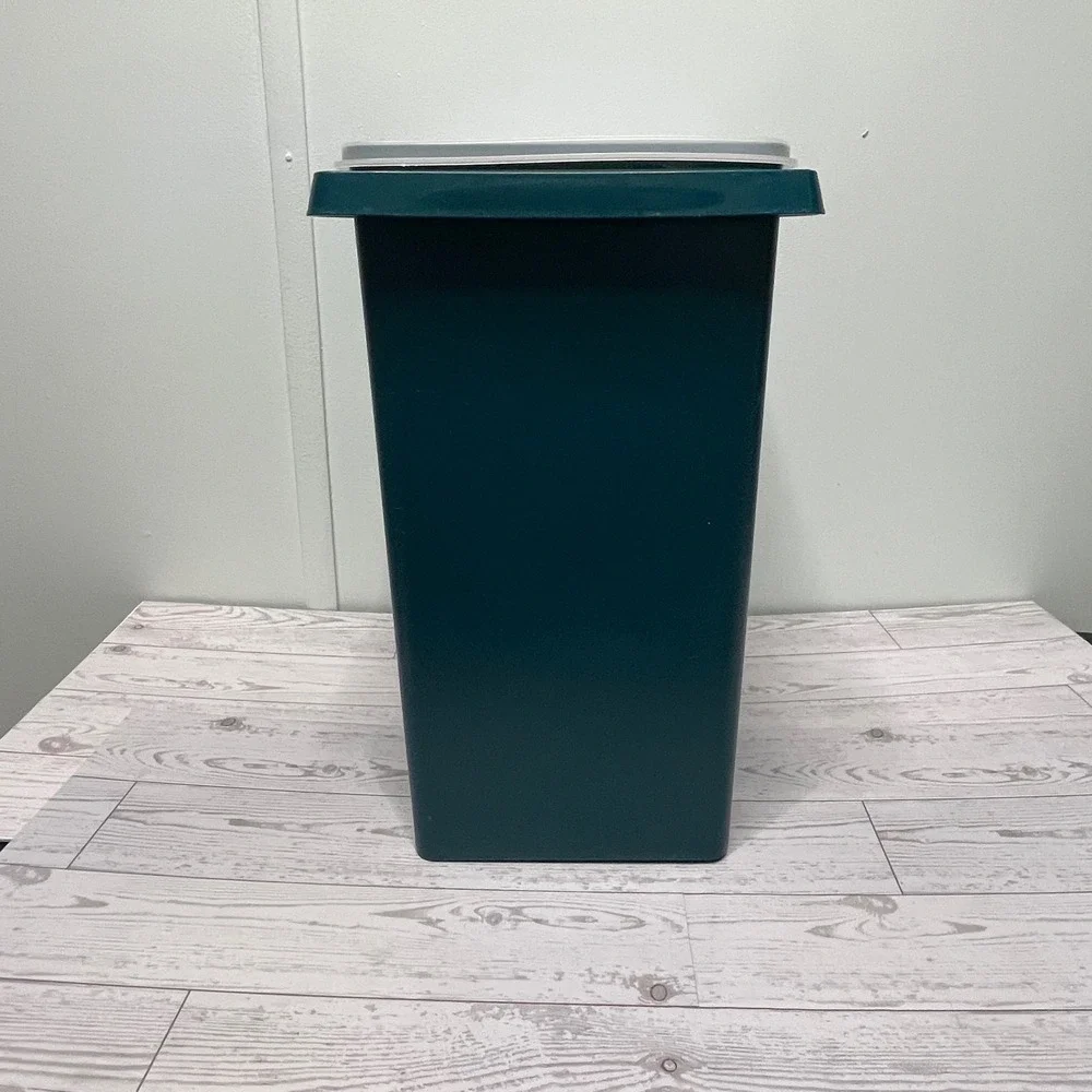 Tupperware Modular Mate Rectangular Container Bin 1430 Teal Green‎ Storage Lid